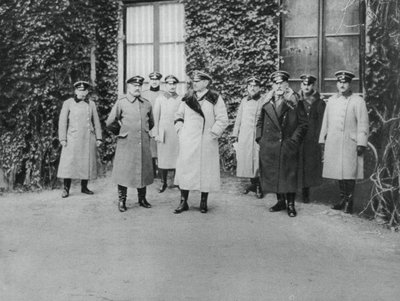 Kenraali Alexander von Kluck ja muut upseerit, Ensimmäinen maailmansota, 1915 tekijältä Unbekannt