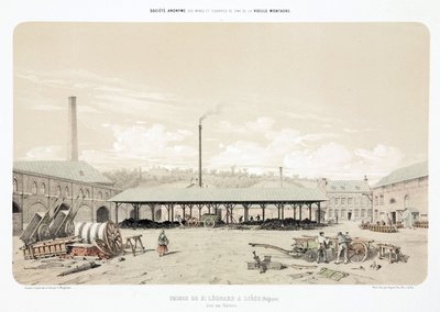 General Industrial Scenes Coal store, St Leonard, Liege, Belgia tekijältä Unbekannt