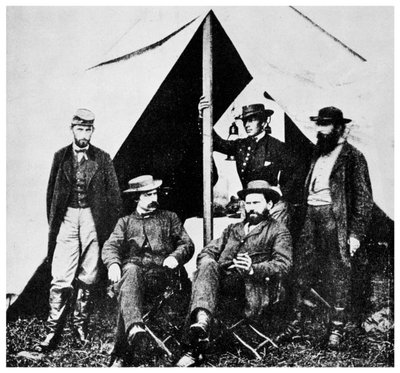 Kenraali McClellansin päämaja, Antietam, Maryland, Amerikan sisällissota, 1861-1862 1955 tekijältä Unbekannt
