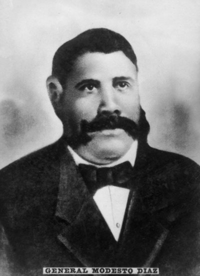 Kenraali Modesto Diaz 1826-1892, Kuuban vapautusarmeijan kenraalimajuri, c1910 tekijältä Unbekannt