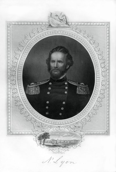 Kenraali Nathaniel Lyon, unionin kenraali Yhdysvaltain sisällissodassa, 1862-1867 tekijältä Unbekannt