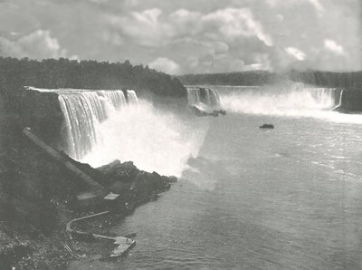 Yleisnäkymä Niagaran putouksille, 1895. tekijältä Unbekannt