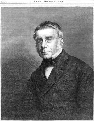 George Biddell Airy, englantilainen tähtitieteilijä ja geofyysikko, 1868 tekijältä Unbekannt