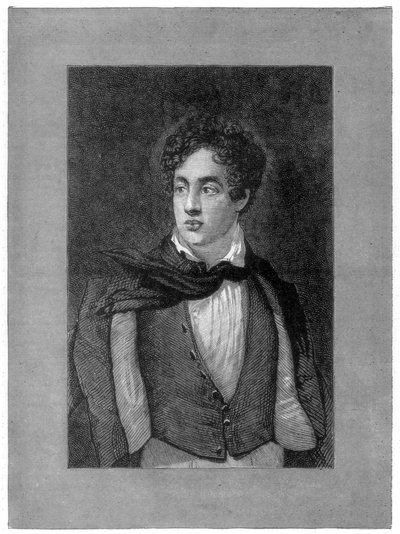 George Byron, kuudes paroni Byron, brittiläinen runoilija, 1888 tekijältä Unbekannt