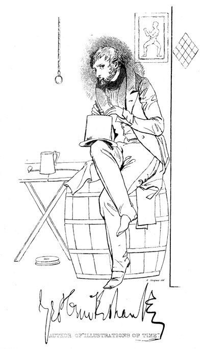 George Cruikshank 1792-1878, englantilainen karikaturisti ja kirjankuvittaja, 1800-luku tekijältä Unbekannt
