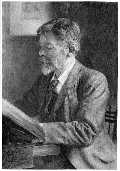 George Du Maurier, brittiläinen kirjailija ja taiteilija, 1890 tekijältä Unbekannt