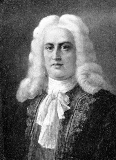 George Frideric Händel, 1685-1759, saksalainen barokkisäveltäjä, 1909 tekijältä Unbekannt