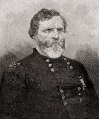 George Henry Thomas, The Century Magazine, julkaistu 1887 (kaiverrus) tekijältä Unbekannt