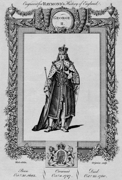 George II, 1787 tekijältä Unbekannt