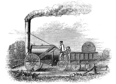 George Stephensonin veturi Rocket, 1829 1859 tekijältä Unbekannt