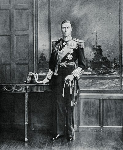 George VI, kuninkaallisen laivaston laivaston amiraali, 1936 tekijältä Unbekannt