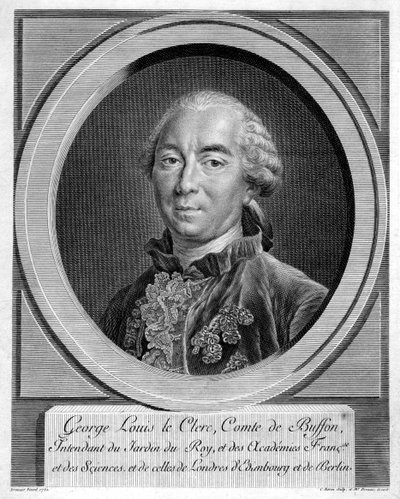 Georges-Louis Leclerc, Comte du Buffon, ranskalainen luonnontieteilijä, 1761 tekijältä Unbekannt