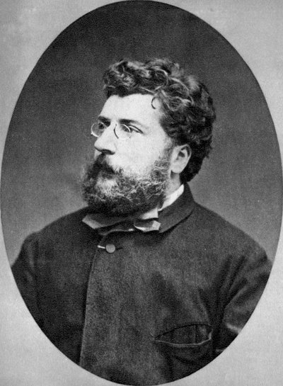 Georges Bizet, ranskalainen säveltäjä, 1874 tekijältä Unbekannt