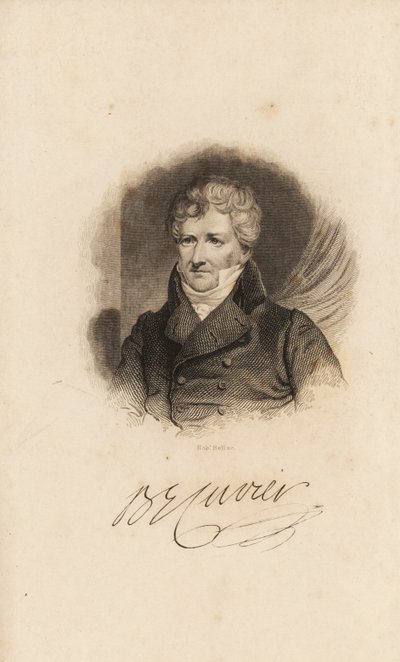Georges Cuvier, ranskalainen luonnontieteilijä ja eläintieteilijä tekijältä Unbekannt