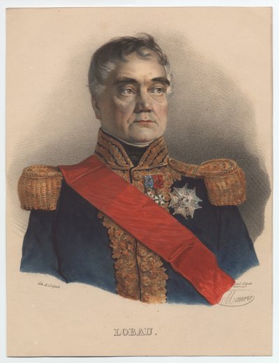 Georges Mouton de Lobau 1770-1838, Ranskan marsalkka, 1835 tekijältä Unbekannt