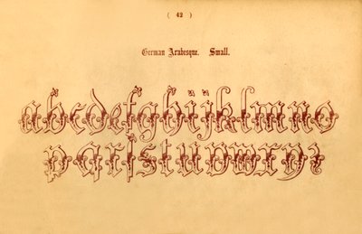 Saksan arabeski. Pieni, 1862 tekijältä Unbekannt