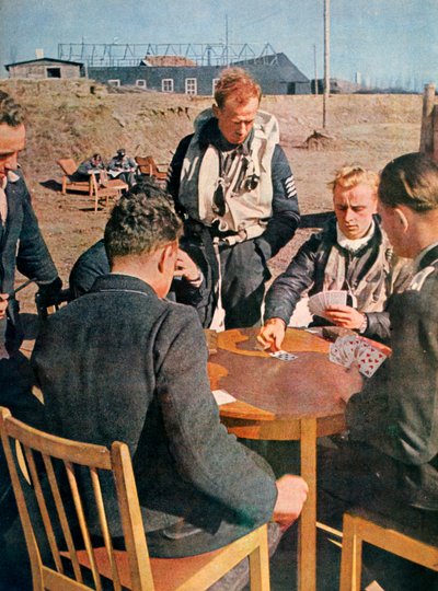 Saksalaiset lentomiehet vapaana, Ranska, 1943 tekijältä Unbekannt