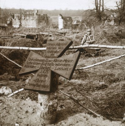 Saksalainen yhteishauta, c1914-c1918 tekijältä Unbekannt