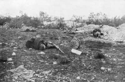 Saksalainen kuoli, toinen Champagnen taistelu, Ranska, 25. syyskuuta - 6. marraskuuta 1915 tekijältä Unbekannt