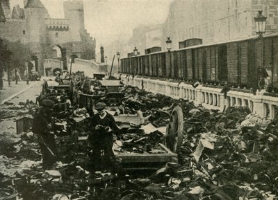 Saksalaiset merimiehet Antwerpenissä, Belgiassa, ensimmäinen maailmansota, 1914, c1920. tekijältä Unbekannt