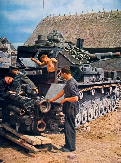 Saksalaiset sotilaat miehitetyssä Ranskassa, 1943 tekijältä Unbekannt