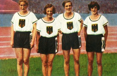 Saksan naisten 4x100 metrin viestijoukkue, 1928. tekijältä Unbekannt