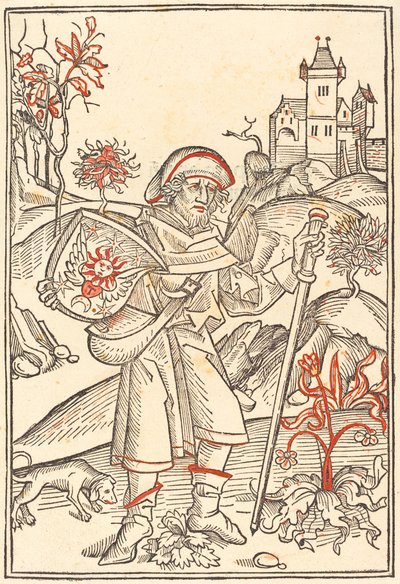 Gerson pyhiinvaeltajana, 1489. tekijältä Unbekannt