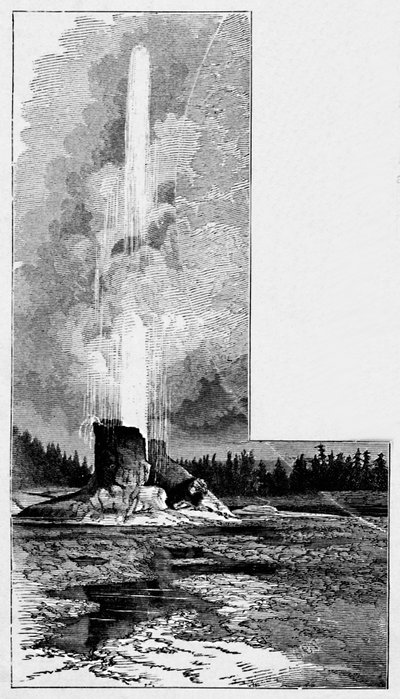 Jättiläinen geysir, 1883 tekijältä Unbekannt