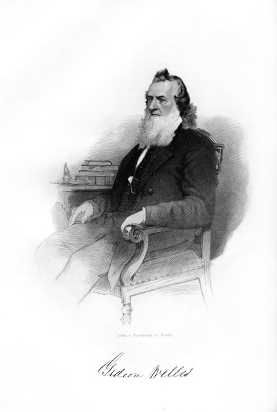 Gideon Welles, Yhdysvaltain laivastoministeri 1861-1869, 1862-1867 tekijältä Unbekannt