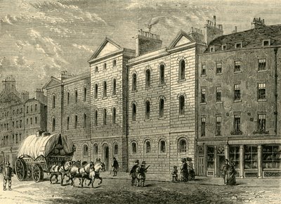 Giltspur Street Compter, 1840, c1872. tekijältä Unbekannt