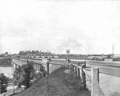 Girard Avenue Bridge, Philadelphia, USA, c1900. tekijältä Unbekannt