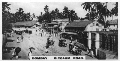 Girgaum Road, Bombay, Intia, vuodelta 1925 tekijältä Unbekannt