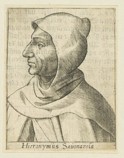 Girolamo Savonarola, n. 1600. tekijältä Unbekannt