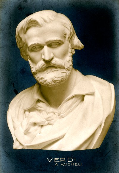 Giuseppe Verdi 1813-1901, italialainen säveltäjä, 1909 tekijältä Unbekannt