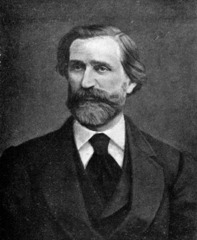 Giuseppe Verdi, italialainen säveltäjä, 1909 tekijältä Unbekannt