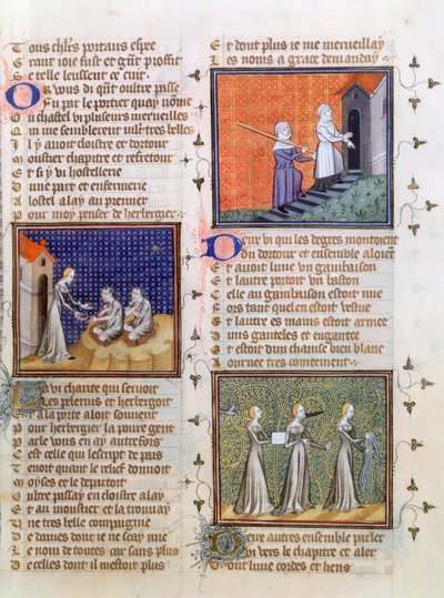 Almujen antaminen, 1393 tekijältä Unbekannt