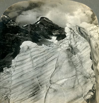 Jäätikkönäkymä Kanadan kalliovuorilla..., eKr., Kanada, 1903. tekijältä Unbekannt