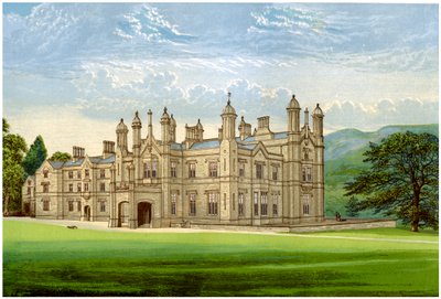 Glanusk Park, Brecknockshire, Wales, Baronet Baileyn koti, 1880 tekijältä Unbekannt