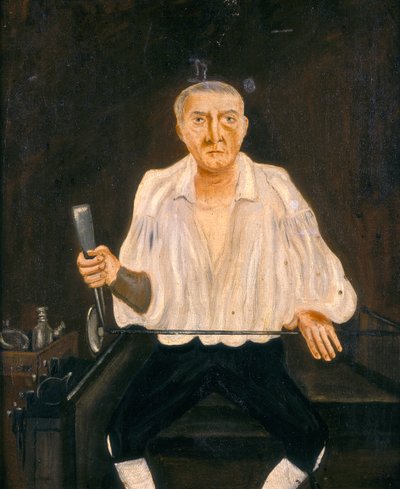 "Lasinpuhallus", 1820-luku tekijältä Unbekannt
