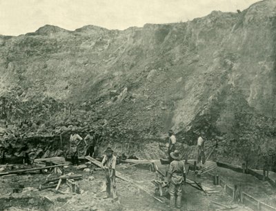 Gold Miners lähellä Beechworthia, 1901. tekijältä Unbekannt
