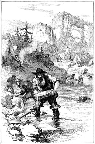 Kullanpesu Kaliforniassa, 1840-luku 1880 tekijältä Unbekannt