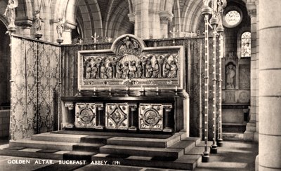 Kultainen alttari, Buckfast, Abbey, 1900-luku tekijältä Unbekannt