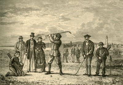 Golf on the Links, 1898. tekijältä Unbekannt