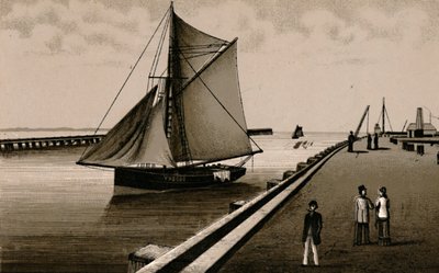 Gorlestonin laituri, 1880. tekijältä Unbekannt