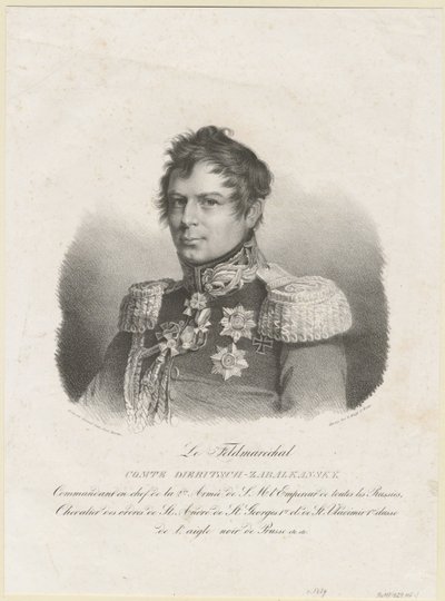 Kreivi Ivan Ivanovich Dibich-Zabalkansky, 1829 tekijältä Unbekannt