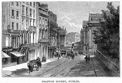 Grafton Street, Dublin, 1800-luku tekijältä Unbekannt