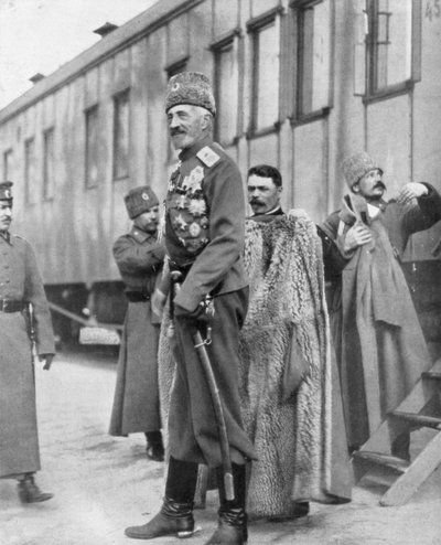 Suuriruhtinas Nikolai Nikolajevitš, Venäjän ensimmäisen maailmansodan kenraali, 16.-17.3.1917 tekijältä Unbekannt