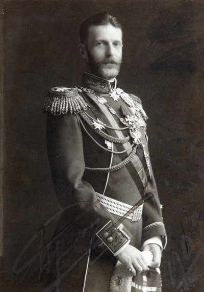 Venäjän suurruhtinas Sergei Aleksandrovitš, 1800-luvun loppu tai 1900-luvun alku tekijältä Unbekannt