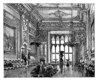 Suuri vastaanottohuone, Windsorin linna, 1888 tekijältä Unbekannt