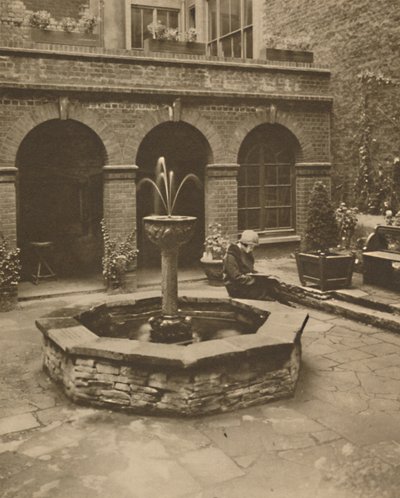 St. Ethelburgan hautausmaa, Bishopgate, elävien lepopaikka, n. 1935. tekijältä Unbekannt